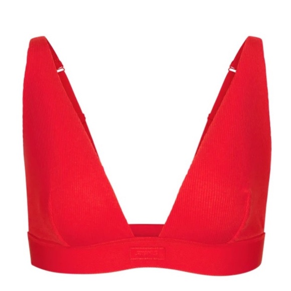 SKIMS Cotton Plunge Bralette - Picture 5 of 6